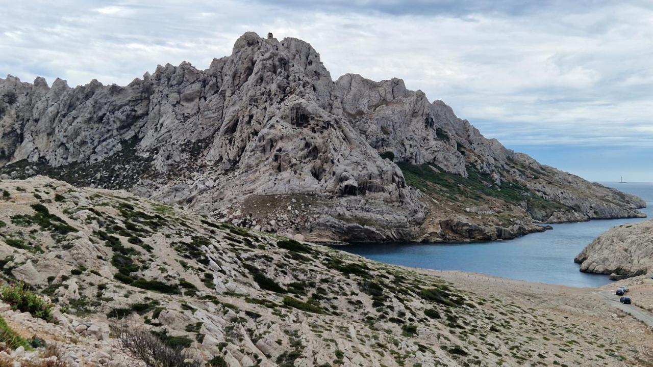 Pointe Rouge A 2Mn De La Plage - Avec Petite Vue Mer Marsiglia Esterno foto